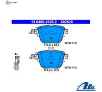 ATE Brake Pad Set 13.0460-2626.2 – for Mercedes-Benz E-Class (W213) & CLS (C257)