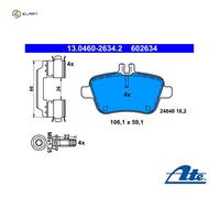 ATE 13.0460-2634.2 Brake pad set