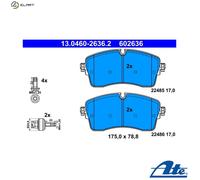 ATE 13.0460-2636.2 Brake pad set