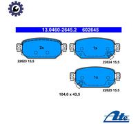 Brake pads 13.0460-2645.2 ATE for MAZDA 3 3 Saloon CX-3