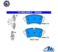 ATE 13.0460-2646.2 Brake pad set