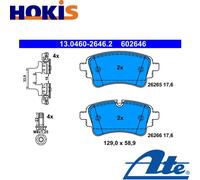 BRAKE PAD SET DISC BRAKE 13.0460-2646.2 FOR AUDI A6/C8/Allroad A4/B9 A7 A5 2.0L