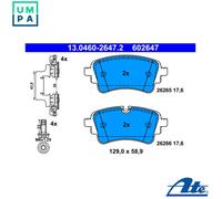 ATE Brake Pad Set 13.0460-2647.2 - Disc Brake - 2x UK Seller