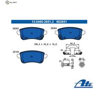 2x ✅Fits ATE 13.0460-2651.2 Brake Pad Set, disc brake 13.0460-2651.2 ⭐UK Seller⭐