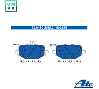 ATE 13.0460-2655.2 Brake pad set