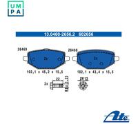 ATE 13.0460-2656.2 Brake pad set