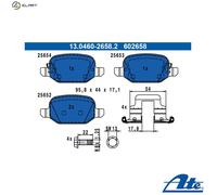 ATE 13.0460-2658.2 Brake pad set