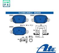 ATE 13.0460-2658.2 Brake pad set