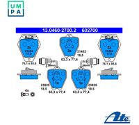 ATE 13.0460-2700.2 Brake pad set