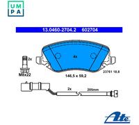 ATE Brake Pad Set 13.0460-2704.2 - Disc Brake for Lancia Thesis 2.4L