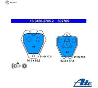 ATE 13.0460-2705.2 Brake pad set