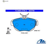 ATE 13.0460-2706.2 Brake pad set