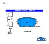 ATE 13.0460-2709.2 Brake pad set