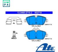 BRAKE PAD SET DISC BRAKE 13.0460-2710.2 FOR BMW MINI N46B20B/CC/E/A/BD/CC 2.0L