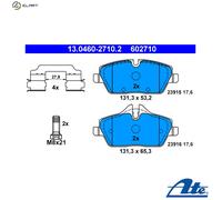ATE Disc Brake Pad Set 13.0460-2710.2 – Fits BMW MINI / 1 Series E81 E82 E87 E88 (116i)