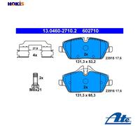 ATE Disc Brake Pad Set 13.0460-2710.2 – Fits BMW MINI / 1 Series E81 E82 E87 E88 (116i)