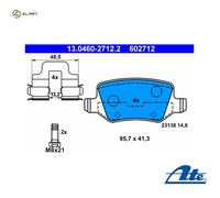 ATE 13.0460-2712.2 Brake pad set