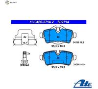 ATE 13.0460-2714.2 Brake pad set