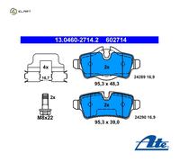 ATE 13.0460-2714.2 Brake pad set