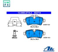 ATE 13.0460-2714.2 Brake pad set