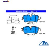 ATE 13.0460-2714.2 Brake pad set