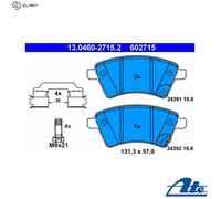 ATE 13.0460-2715.2 Brake pad set