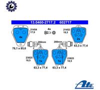 ATE 13.0460-2717.2 Brake pad set