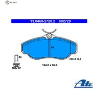 ATE 13.0460-2720.2 Brake pad set
