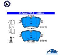 BRAKE PAD SET DISC BRAKE 13.0460-2725.2 FOR MINI COUNTRYMAN/COOPER PACEMAN 2.0L