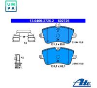 ATE 13.0460-2726.2 Brake pad set