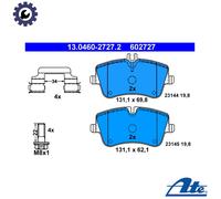 ATE Brake pad set MERCEDES-BENZ 13.0460-2727.2 0034202620,0034206020,0064206220 A0034202620,A0034206020,A0064206220