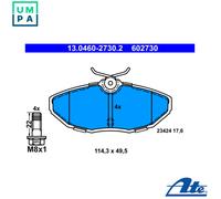 ATE 13.0460-2730.2 Brake pad set