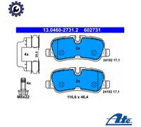 BRAKE PAD SET DISC BRAKE 13.0460-2731.2 FOR LAND ROVER DISCOVERY/IV/VAN RANGE