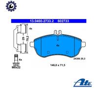 ATE Brake Pad Set - 13.0460-2733.2 - Disc Brake for Mercedes-Benz C-Class (W204) 1.8 2009-2014