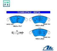 NEW DISC BRAKE PADS SET FOR MERCEDES BENZ C CLASS COUPE C204 M 271 860 ATE