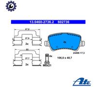 ATE 13.0460-2736.2 Brake pad set