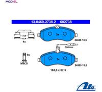 BRAKE PAD SET DISC BRAKE 13.0460-2738.2 FOR PEUGEOT EXPERT/Platform/Chassis 1.6L