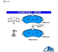 Series Front Brake Pads 13.0460-2738 602738