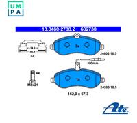 BRAKE PAD SET DISC BRAKE 13.0460-2738.2 FOR PEUGEOT EXPERT/Platform/Chassis 1.6L