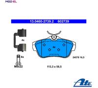 BRAKE PAD SET DISC BRAKE 13.0460-2739.2 FOR PEUGEOT EXPERT/Platform/Chassis 1.6L