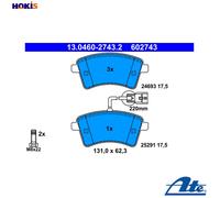 ATE 13.0460-2743.2 Brake pad set