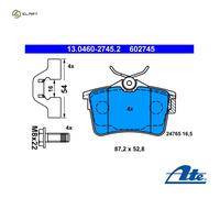 Brake pads 13.0460-2745.2 ATE for CITROËN PEUGEOT