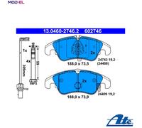 Brake pads 13.0460-2746.2 ATE for AUDI A5 A5 Sportback A5 Convertible A4 B8