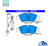 ATE 13.0460-2746.2 Brake pad set
