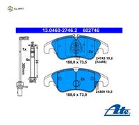 Brake pads 13.0460-2746.2 ATE for AUDI A5 A5 Sportback A5 Convertible A4 B8