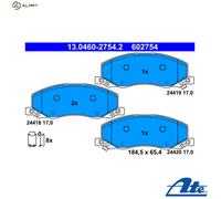 Brake pads 13.0460-2754.2 ATE for SAAB OPEL