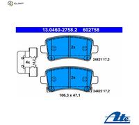 DISC BRAKE PADS SET FOR VAUXHALL OPEL INSIGNIA ESTATE A 20 DTE A 20 DTR ATE