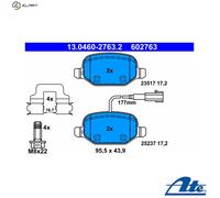 DISC BRAKE PADS SET FOR ALFA ROMEO MITO 955 955 A6 000 955 A8 000 ATE