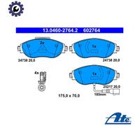 Brake pads 13.0460-2764.2 ATE for VW SEAT SKODA