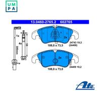 Brake pads 13.0460-2765.2 ATE for AUDI A7 Sportback A6 C7 A6 C7 Avant Q5